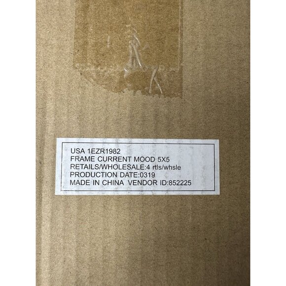 Easy Tiger Black with Gold Tone Trim Current Mood Metal Picture Frames Pack of 4 - Picture 8 of 8